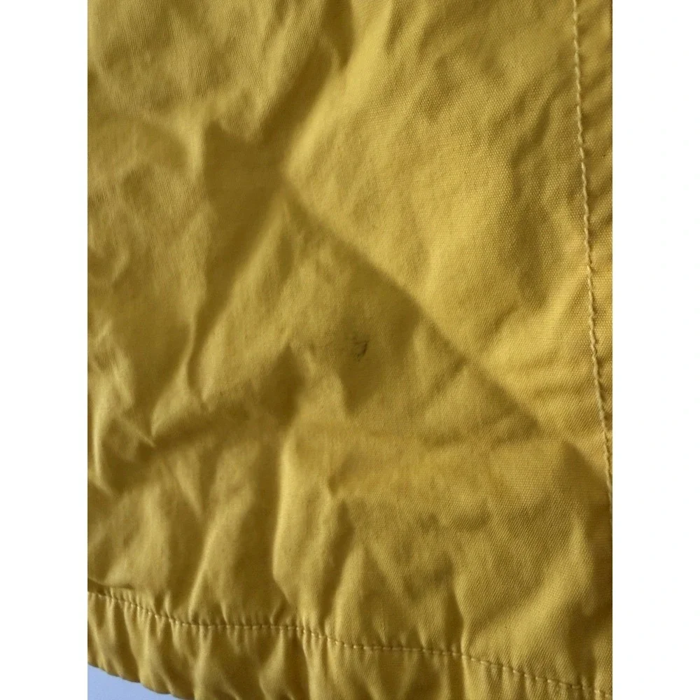 Baby‎ GAP Canvas Jacket With Hood Button Up Toddler 4yr Duck Yellow Spring Coat